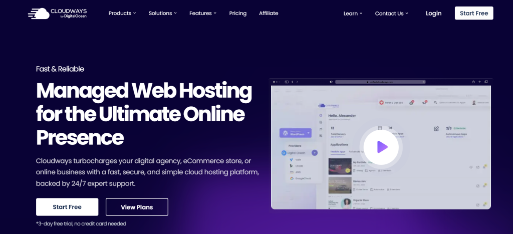 5 Best WordPress Multisite Hosting Providers for Agencies Cloudways- WordPress Multisite Hosting for Agencies