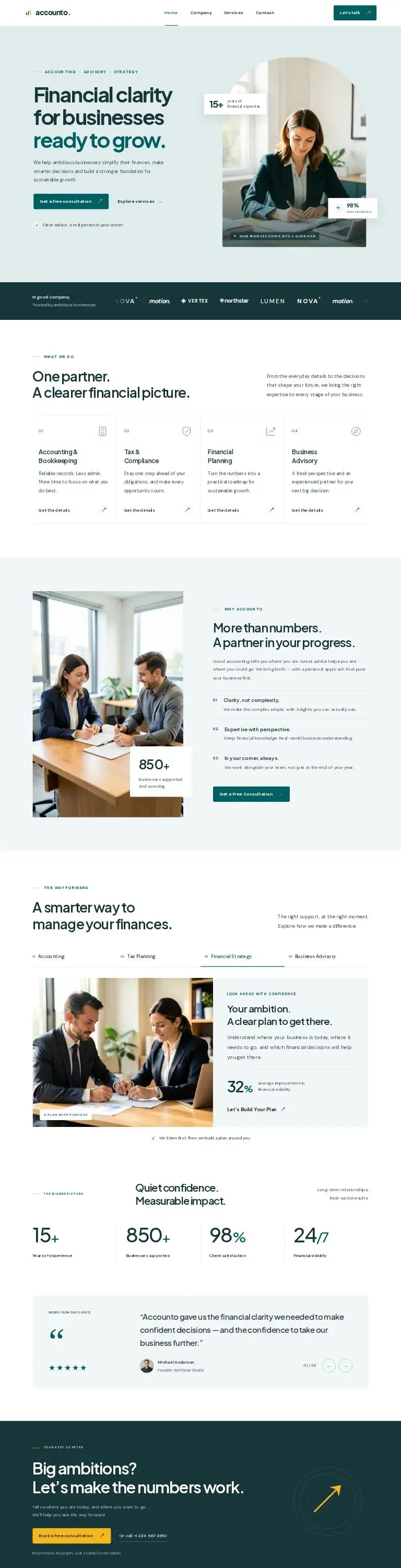 Studio full accounto