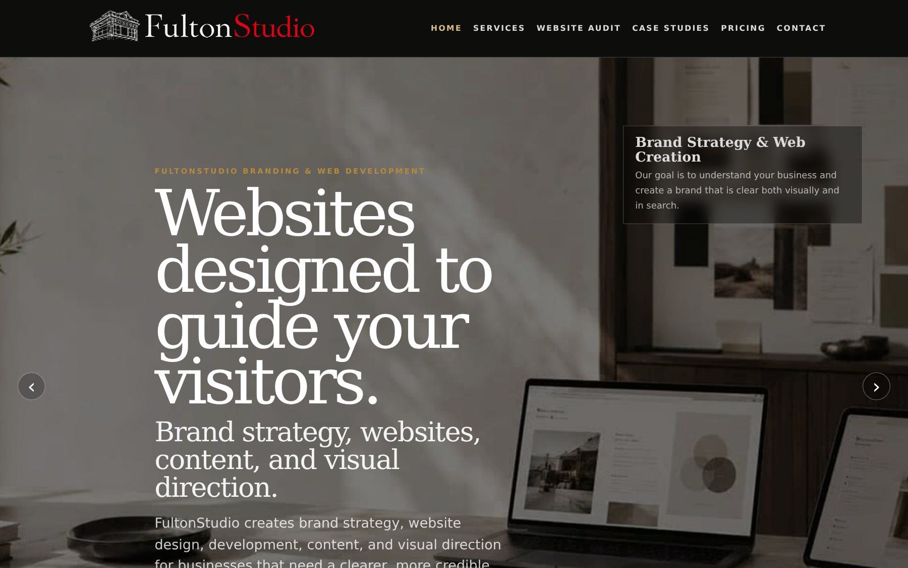 FultonStudio homepage