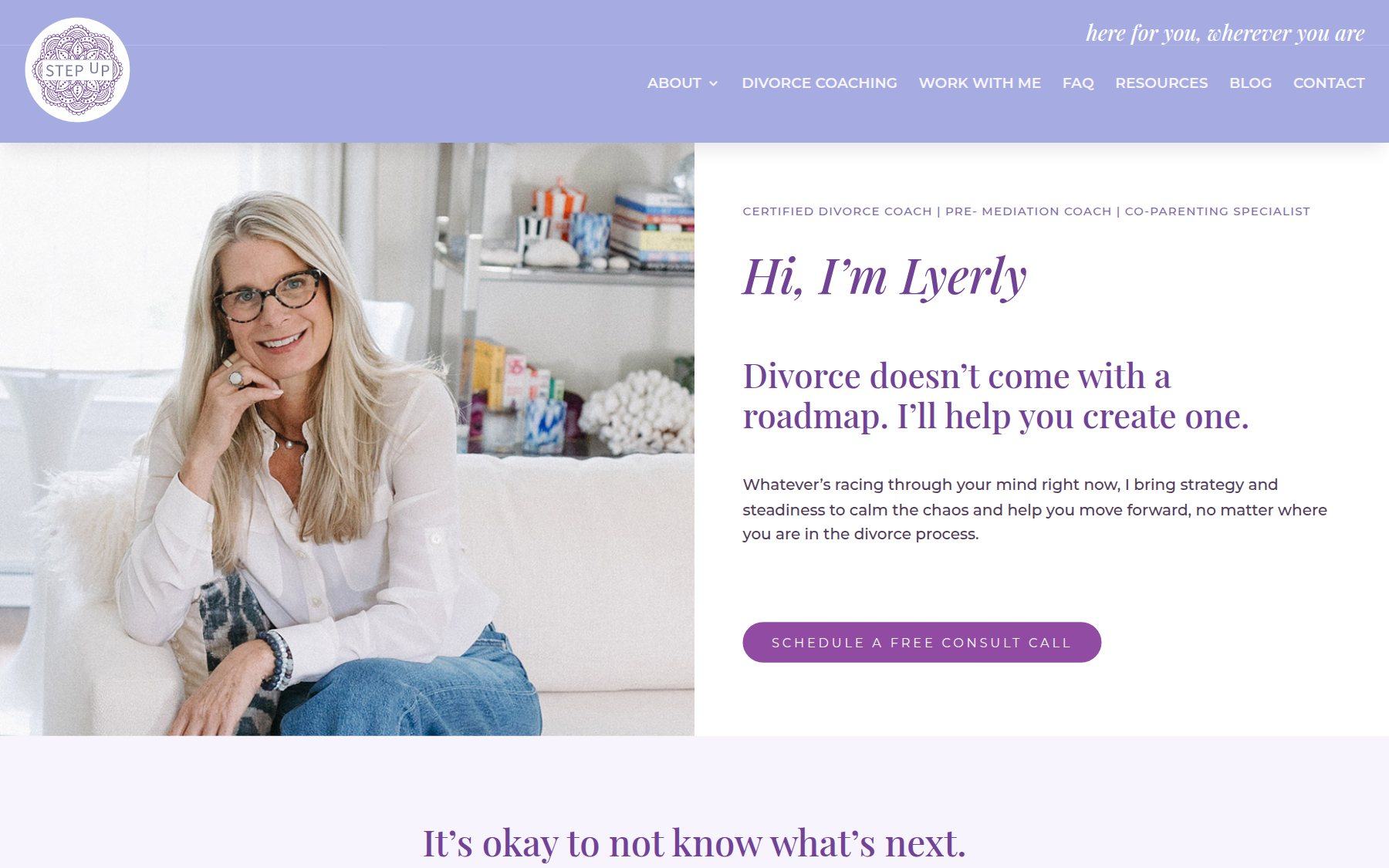 Step Up with Lyerly homepage