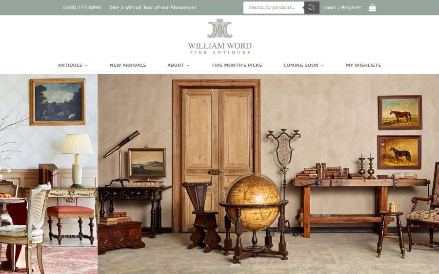 William Word Fine Antiques screenshot