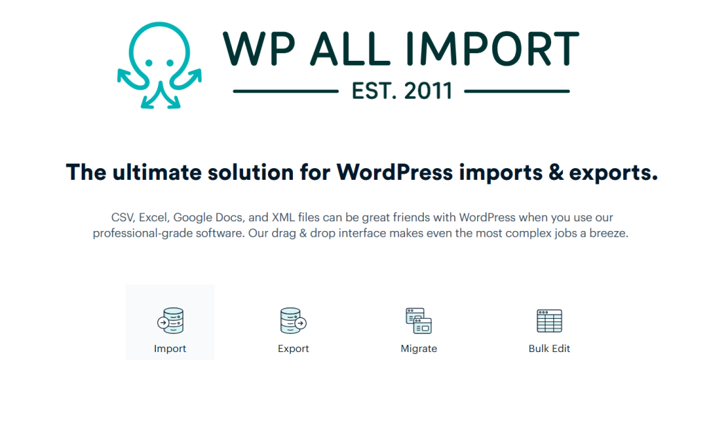 WP All Import WP All Import