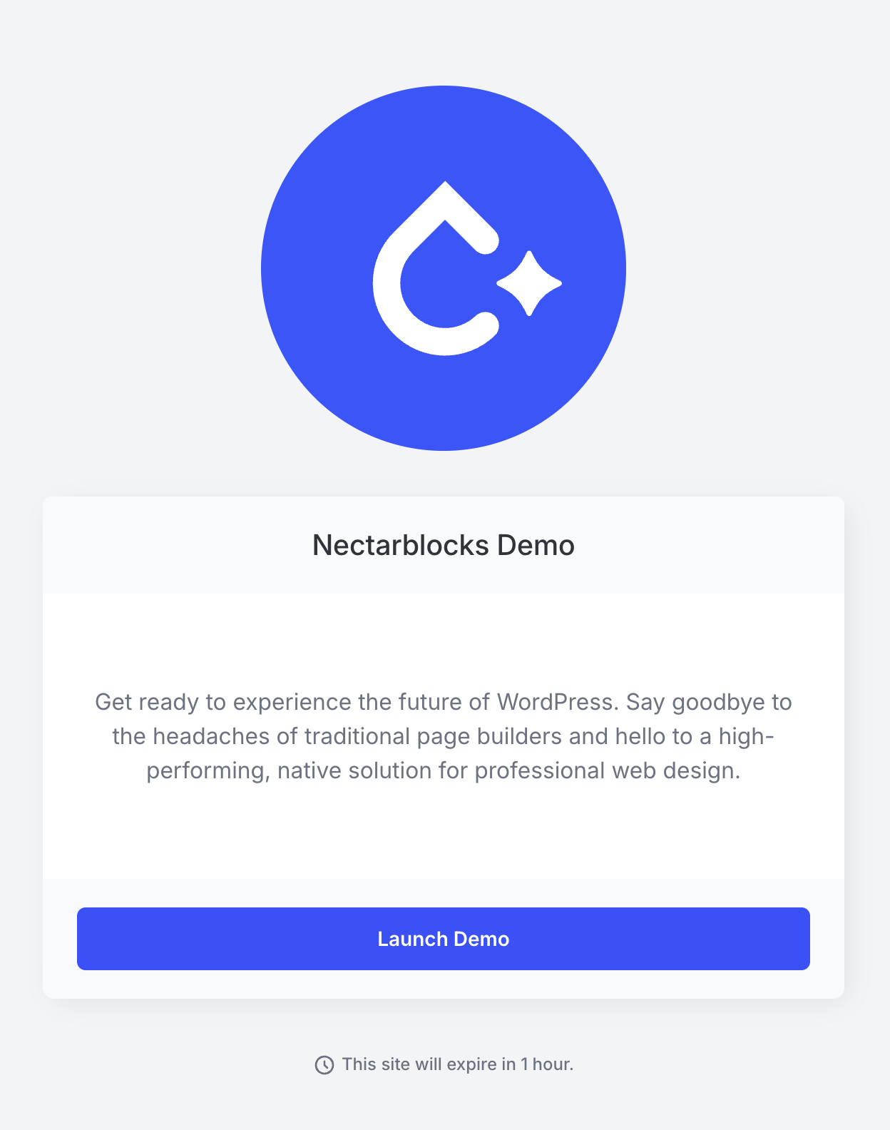 Hosting the Nectarblocks Live Demo
