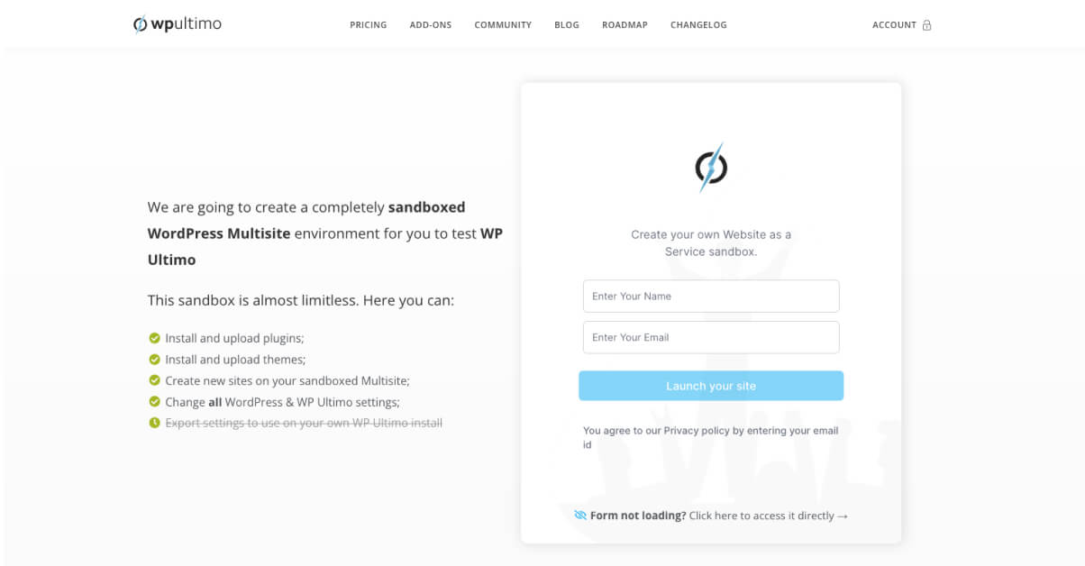 WP Ultimo screenshot