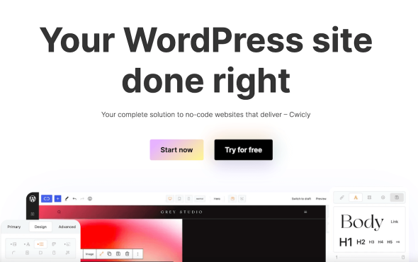 Cwicly screenshot