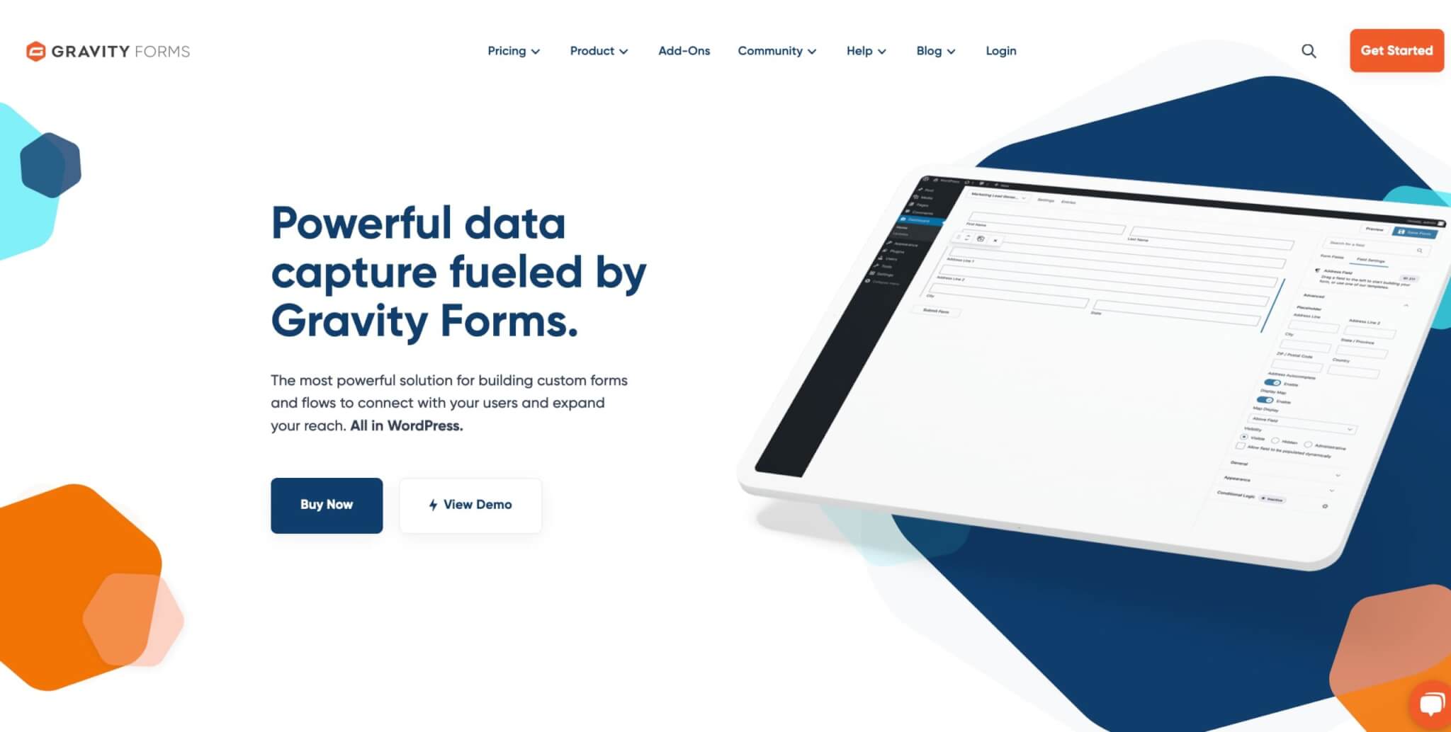 Gravity Forms screenshot