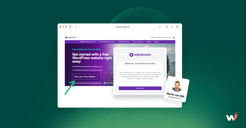 Mijndomein screenshot