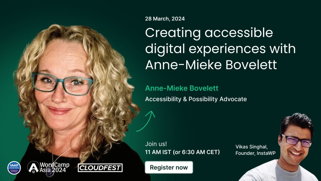 Creating accessible digital experiences with Anne-Mieke Bovelett