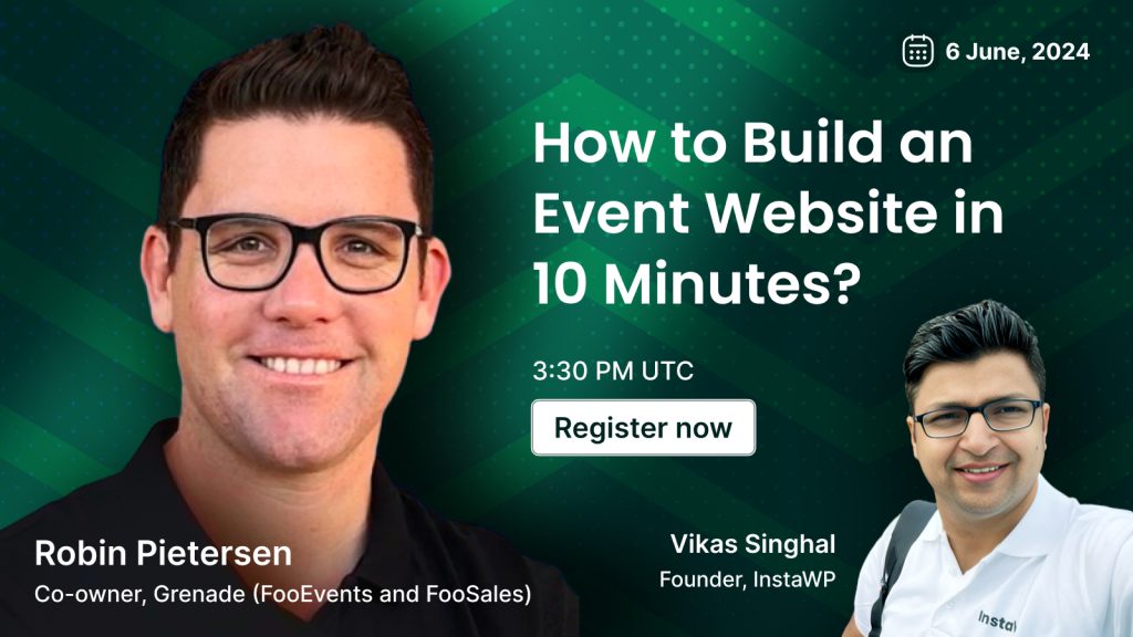 How to Build an Event Website in 10 Minutes?
