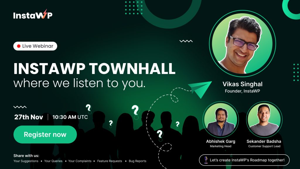 InstaWP Townhall (27 November, 2024)
