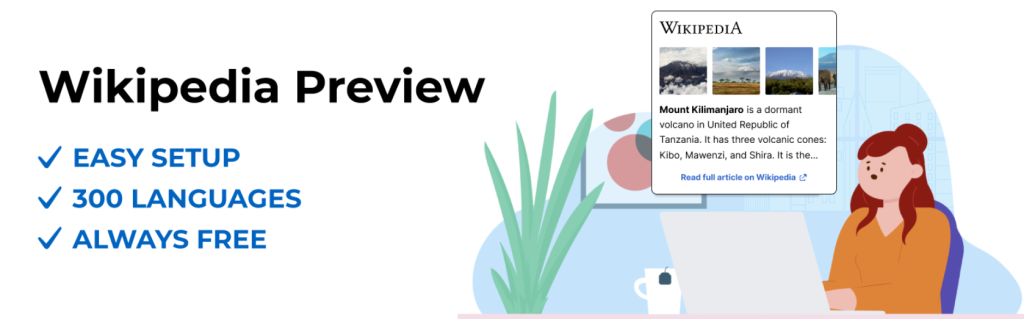 Homepage screenshot of best WordPress Wiki plugin for agencies – Wikipedia Preview