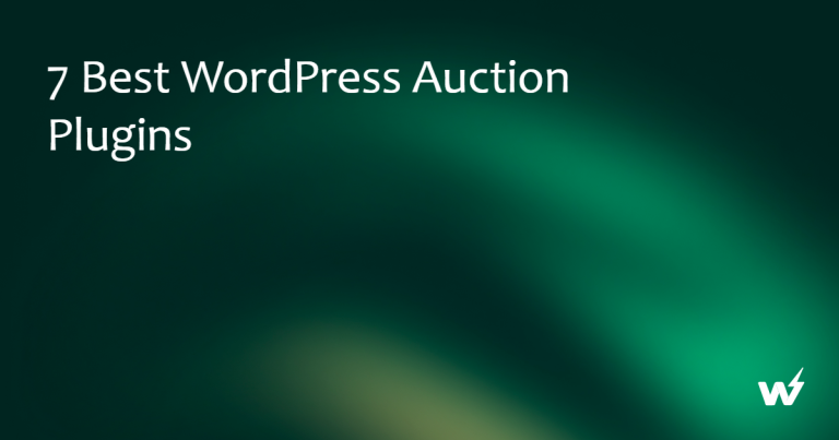 7 Best WordPress Auction Plugins in 2026
