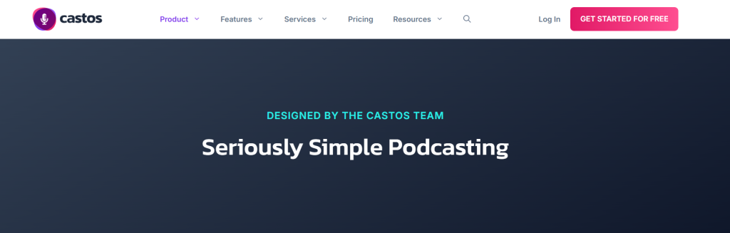 Homepage screenshot of Seriously Simple Podcasting - Best Podcast WordPress Plugin