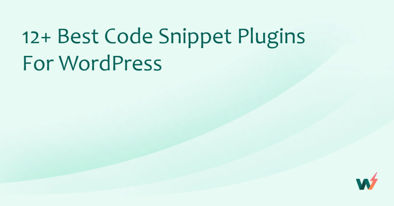 12+ Best Code Snippet Plugins for WordPress