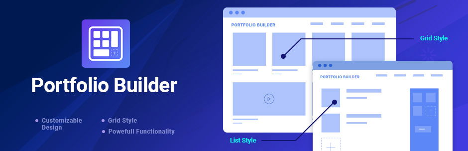 Homepage screenshot of the best portfolio WordPress plugin - WordPress Portfolio Builder.