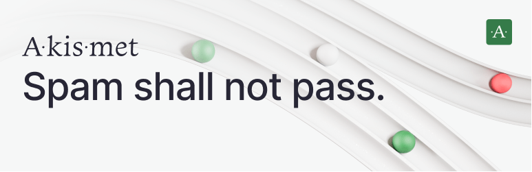 Screenshot of Akismet Anti-Spam, the best WordPress blog plugin for preventing spam comments.