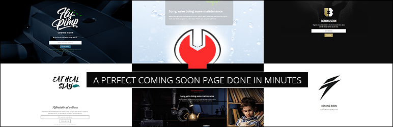 minimal-coming-soon-maintenance-mode-banner