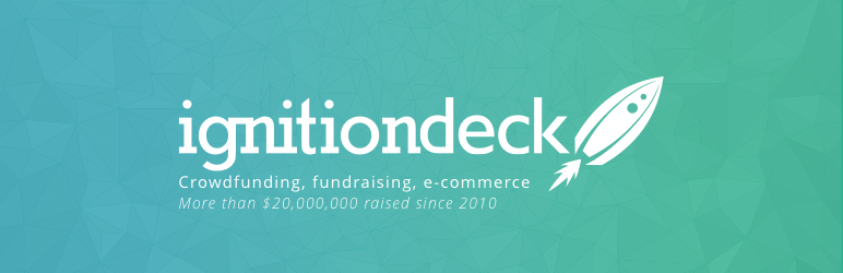 Screenshot of the IgnitionDeck WordPress Crowdfunding plugin homepage