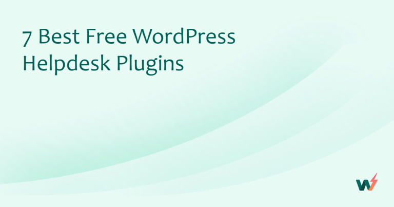 7 Best Free WordPress Helpdesk Plugins