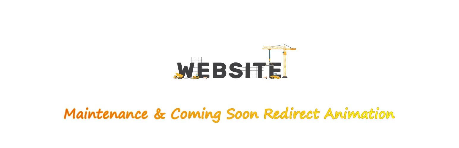 maintenance-coming-soon-redirect-animation-banner