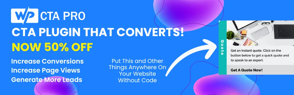 WP CTA – A customizable WordPress call to action plugin for high-converting marketing campaigns