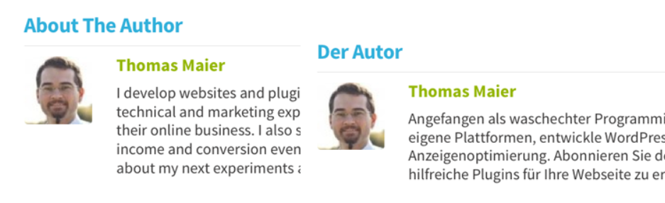 Screenshot of Individual Multisite Author, a WordPress multisite plugin for assigning unique authors to different subsites.