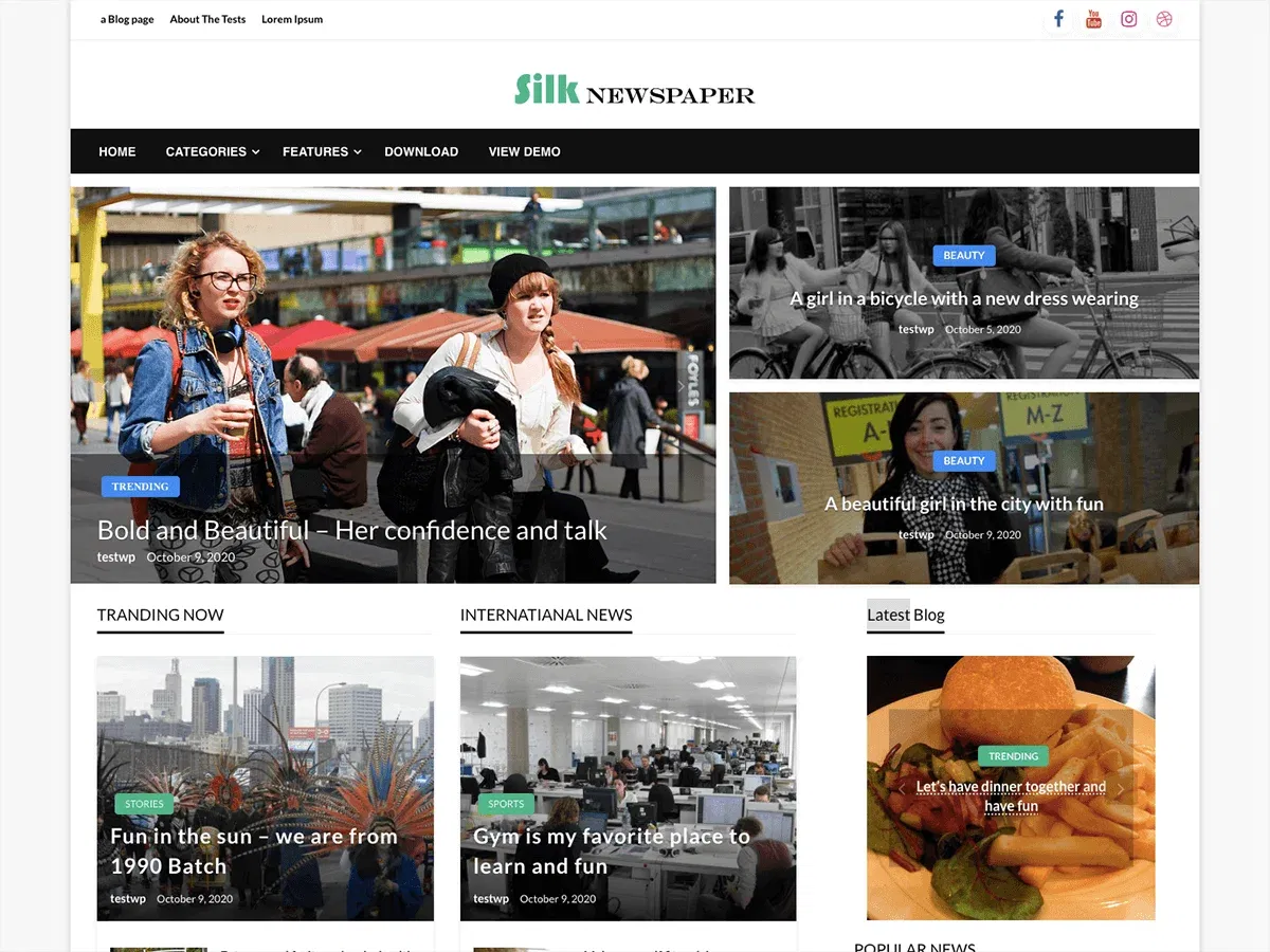 Silk Newspaper