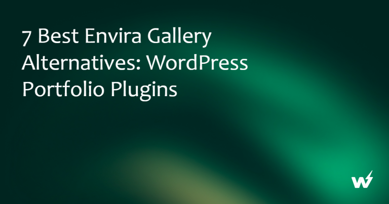 7 Best Envira Gallery Alternatives: WordPress Portfolio Plugins