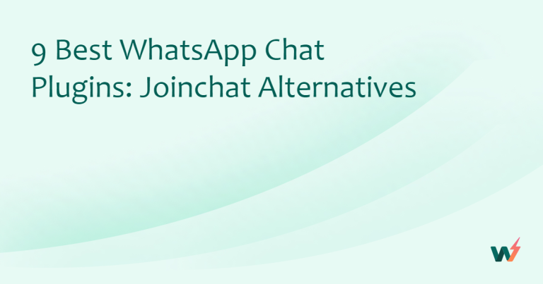 9 Best WhatsApp Chat Plugins: Joinchat Alternatives