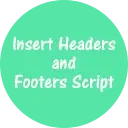 Insert Headers and Footers Code – HT Script