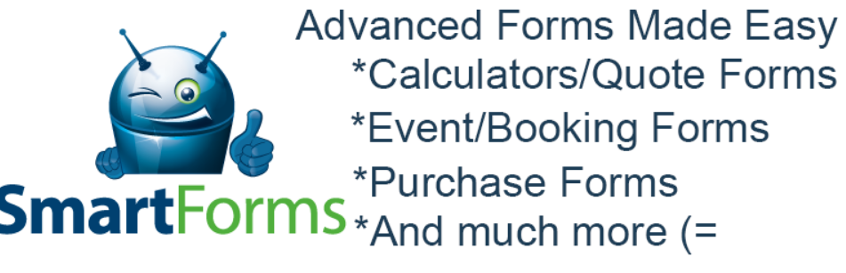 Homepage screenshot of the best WordPress order form plugin – Smart Forms.