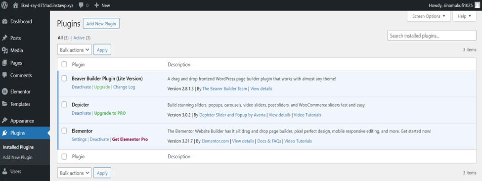 pre installed plugins