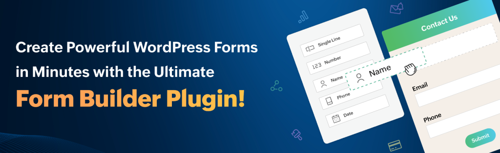"Homepage screenshot of the best WordPress order form plugin – Zoho Forms.