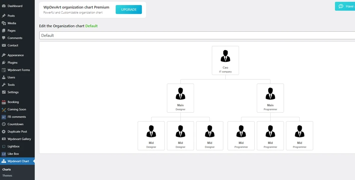 WordPress Organization Chart Plugin - Create Simple and Nice ...