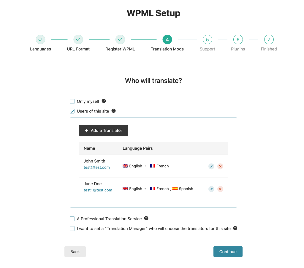 multilingual website