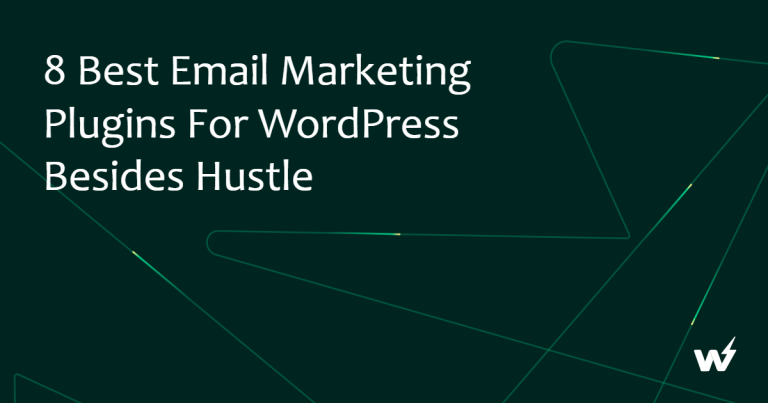 8 Best Email Marketing Plugins for WordPress Besides Hustle