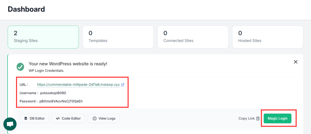 -Create Staging