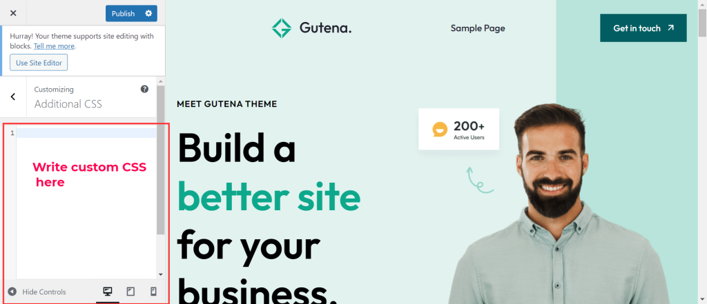 Customizw WordPress Theme