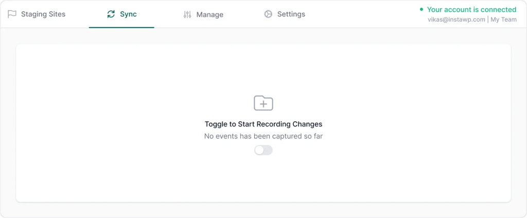 Enable 2-Way Sync to start recording changes Enable 2-Way Sync to start recording changes