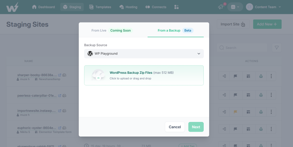 InstaWP + WordPress Playground InstaWP + WordPress Playground