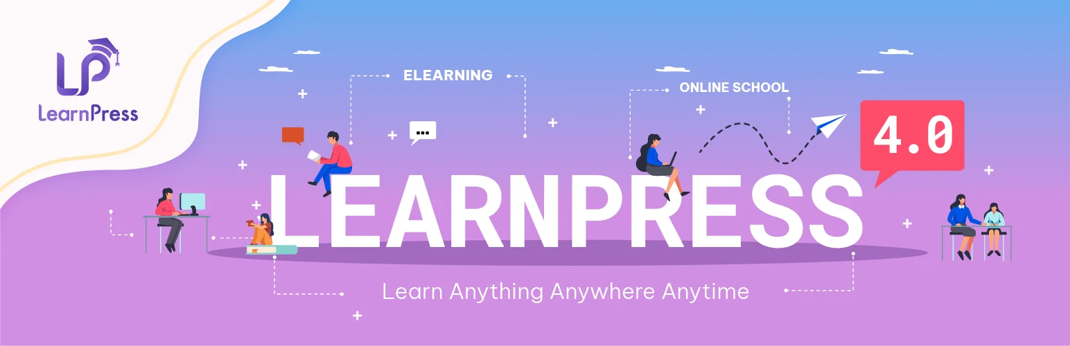 Homepage screenshot of LearnPress WordPress LMS plugin