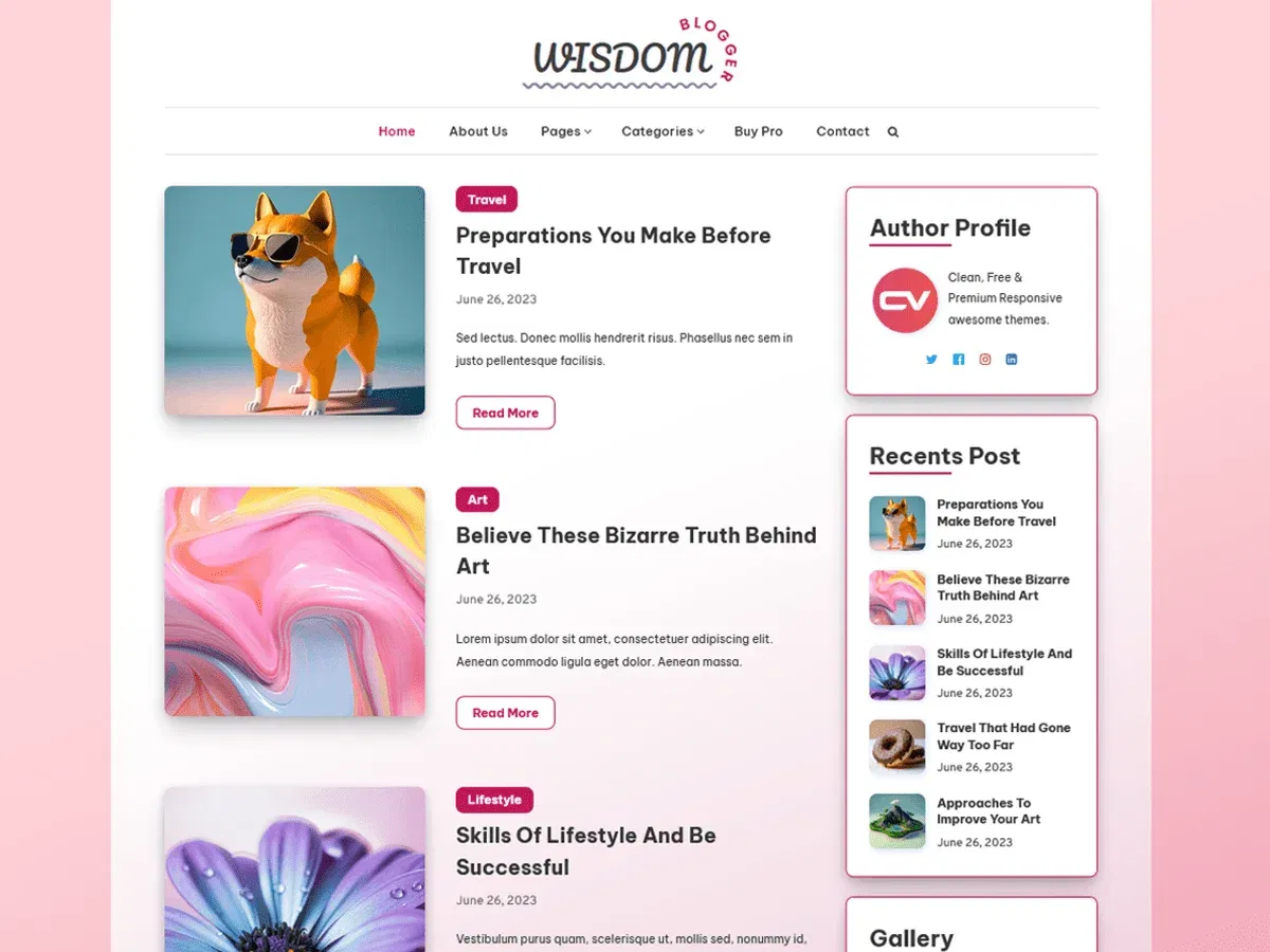 Wisdom Blogger