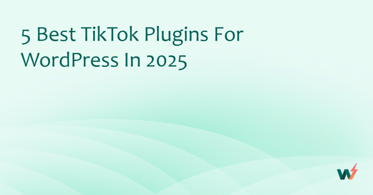 5 Best TikTok Plugins for WordPress in 2026