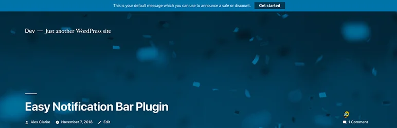 easy-notification-bar-banner
