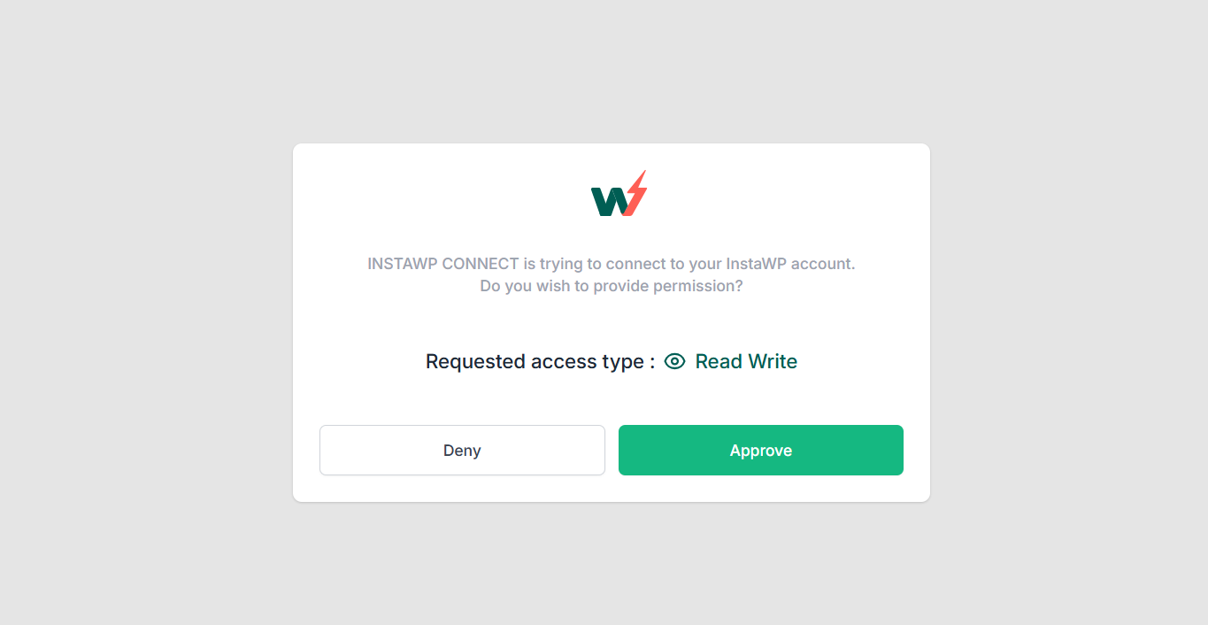 Approving the Connection Request