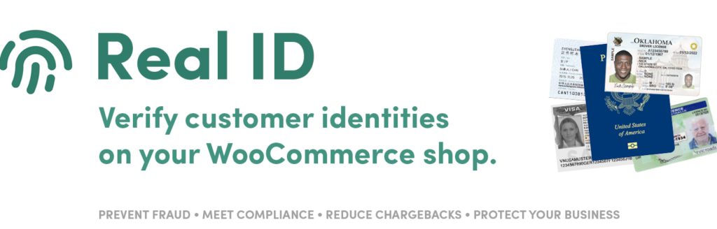 Homepage screenshot of the WooCommerce email verification plugin – Identity Verification for WooCommerce.