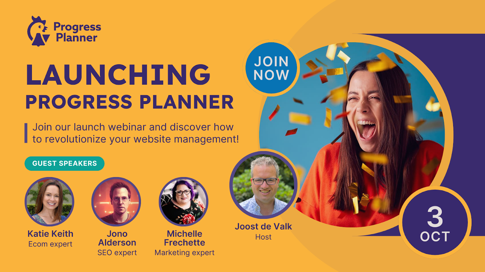 Suggested Event: Progress Planner Launch Webinar Suggested Event: Progress Planner Launch Webinar