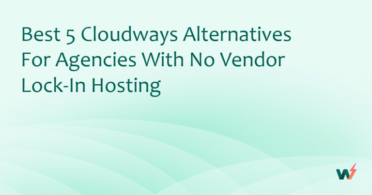 Best 5 Cloudways Alternatives for Agencies With No Vendor Lock-In Hosting 