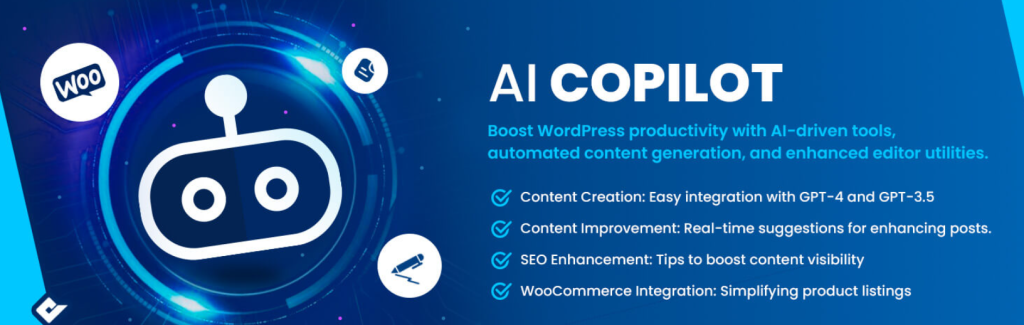Homepage screenshot for best WordPress ChatGPT Plugin - AI Copilot by QuadLayers