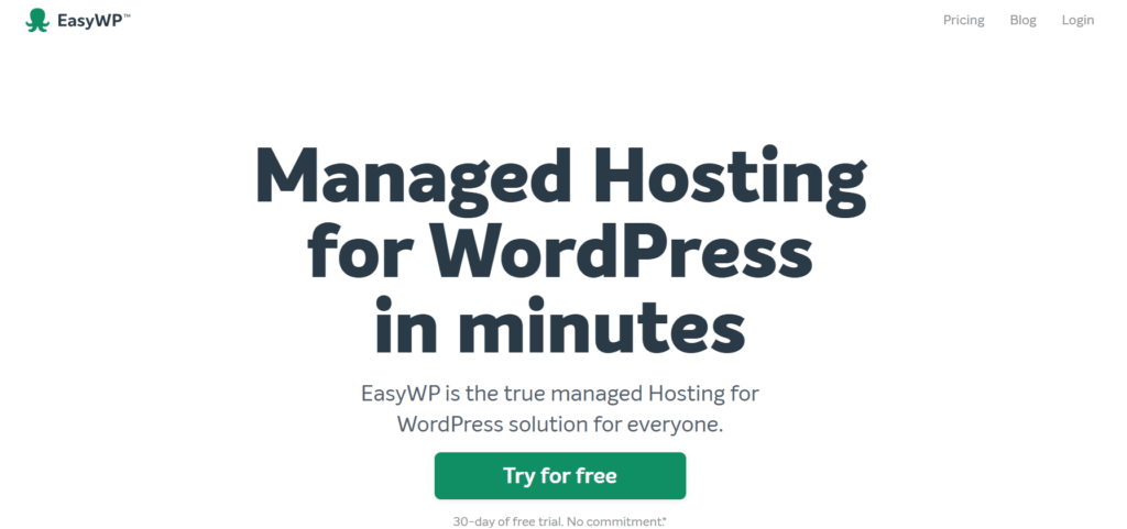 EasyWP by Namecheap, the cheapest Kinsta alternative on this list